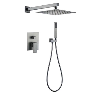 TB1019 - concealed installation all brass constant temperature pressurized shower head hotel apartment project shower set